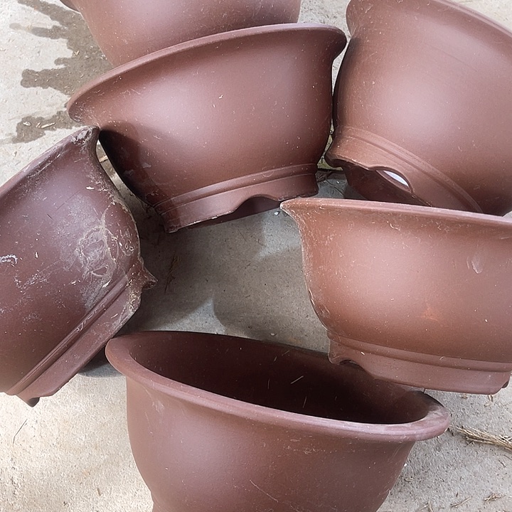 紫砂花盆100-6。24-12