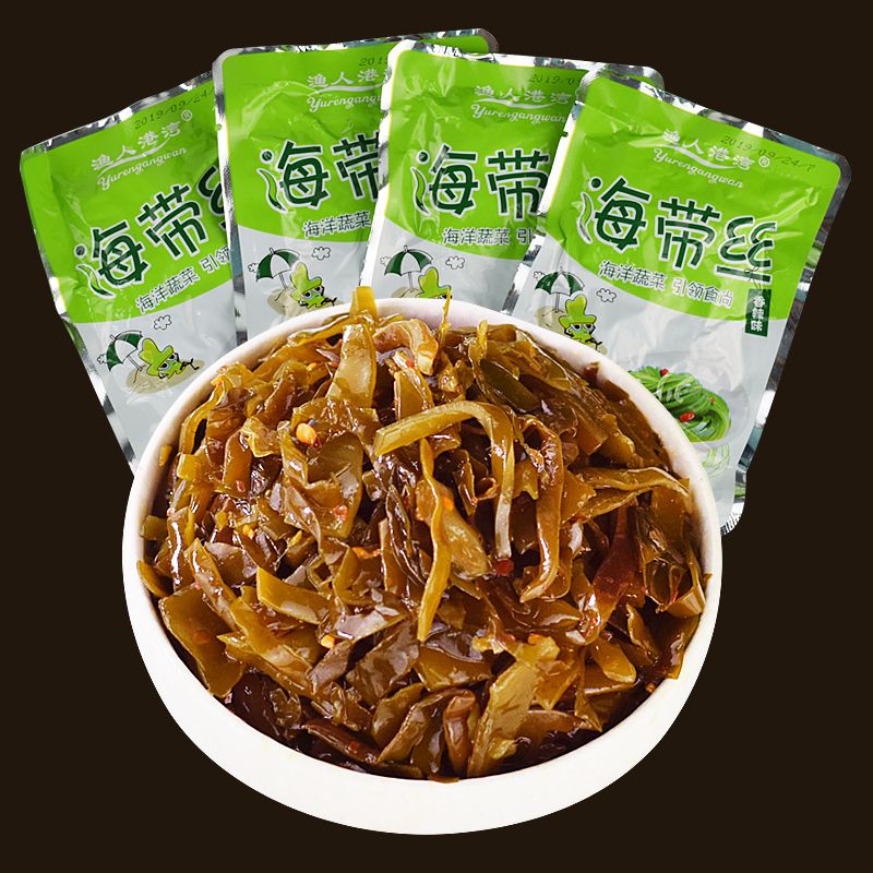渔人港海带丝30G/袋即食海带丝早餐配粥下饭拌饭开袋即食