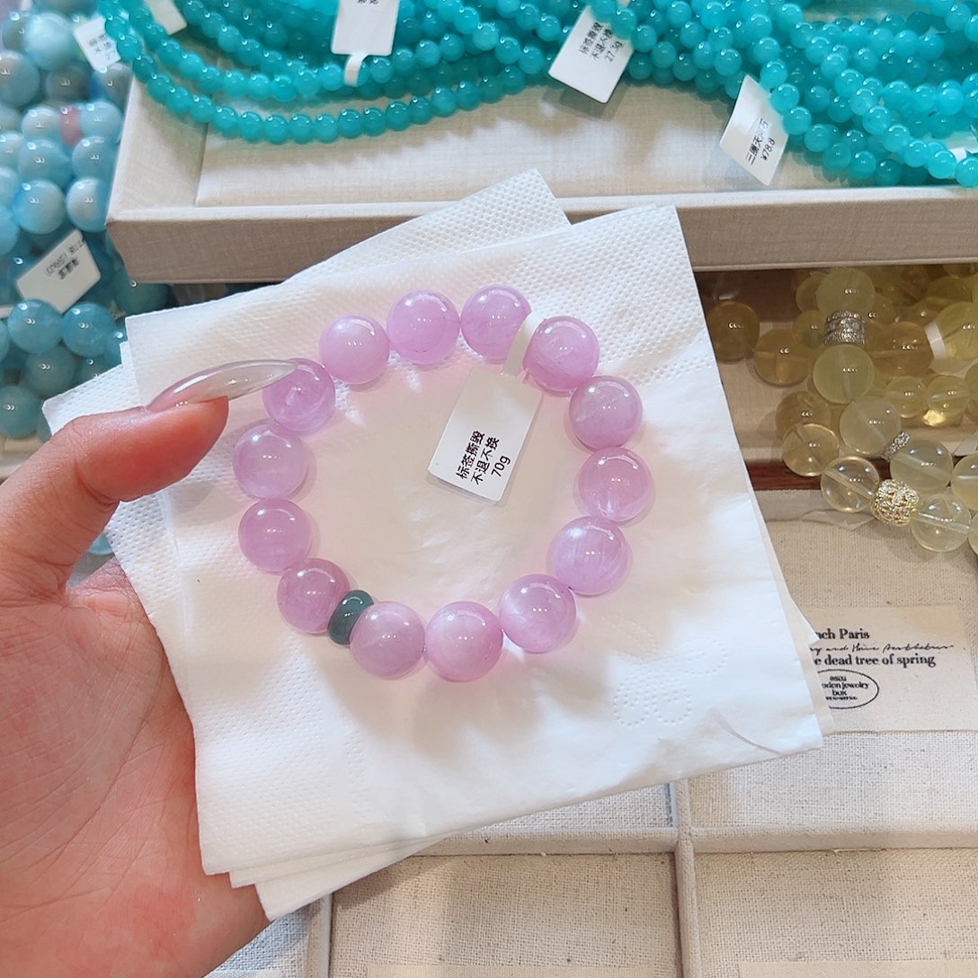 熹***冉水晶手链未镶嵌48小时鉴赏