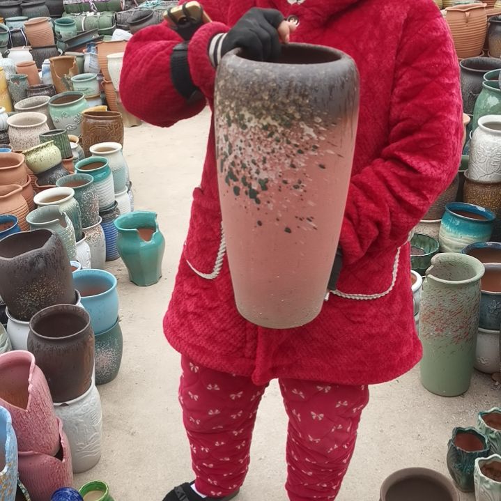 红陶口15高41瑕疵