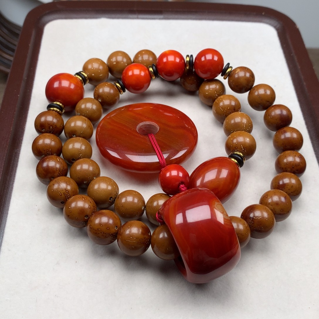 菩提吊坠未镶嵌紫金鼠菩提