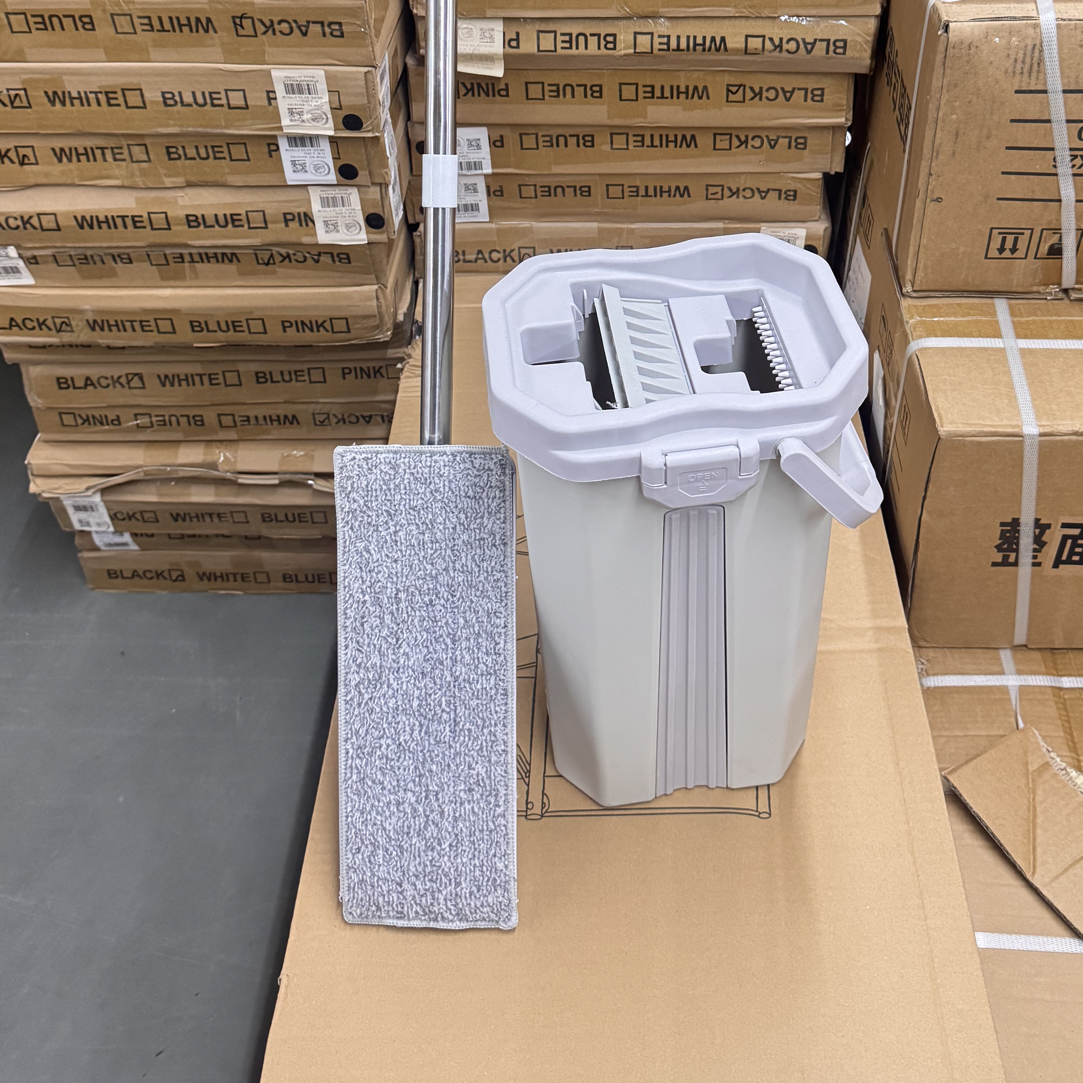 免手洗平板拖把拖把桶套装