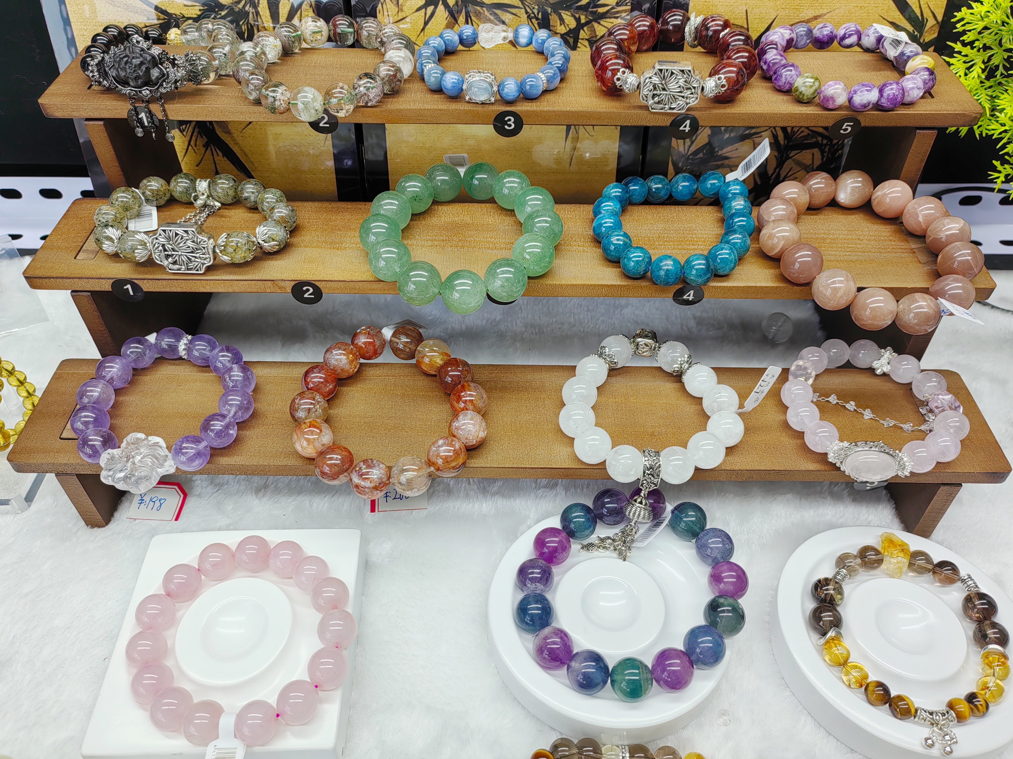 合金仿水晶手链 大女主时代必备的水晶饰品