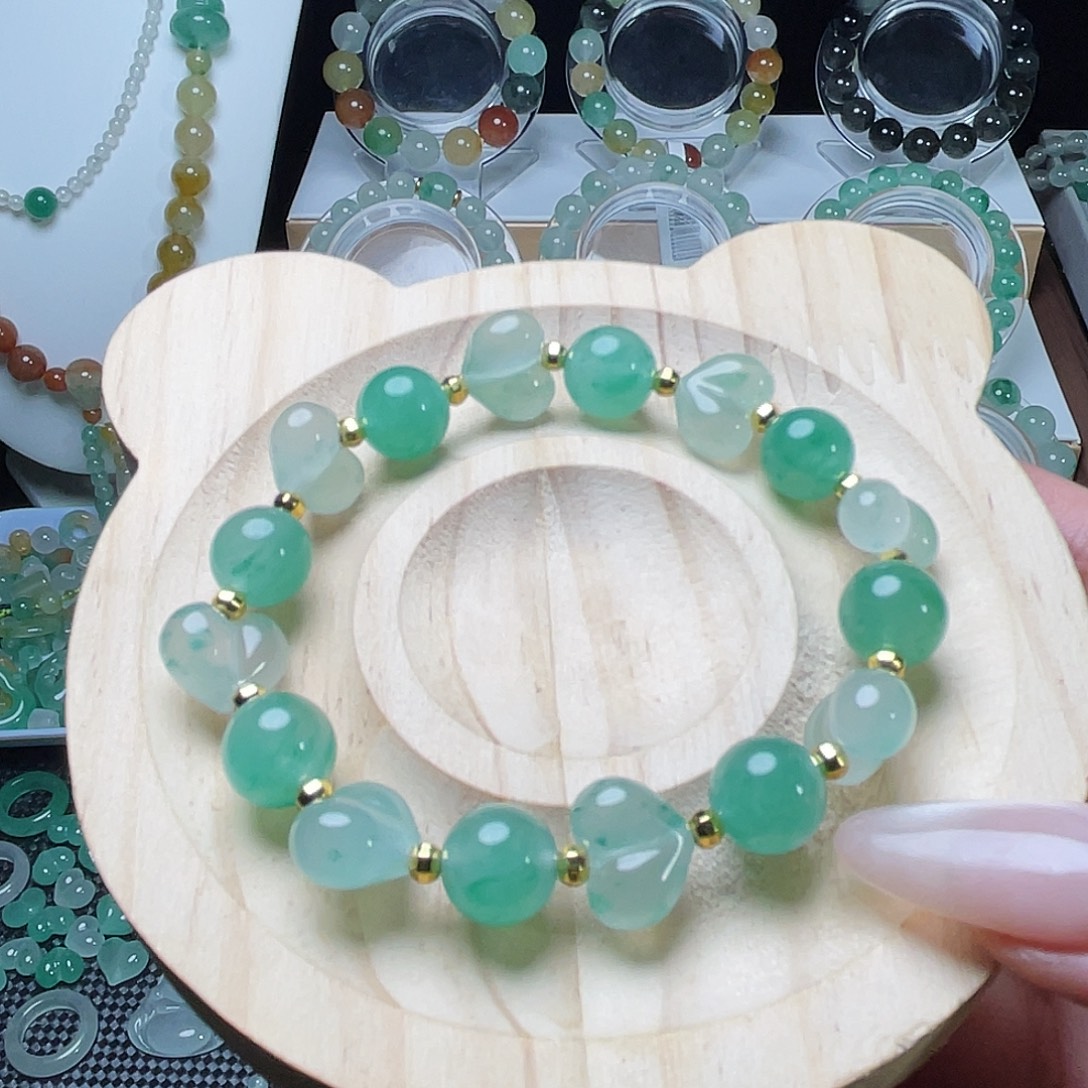 合金手链石英质玉