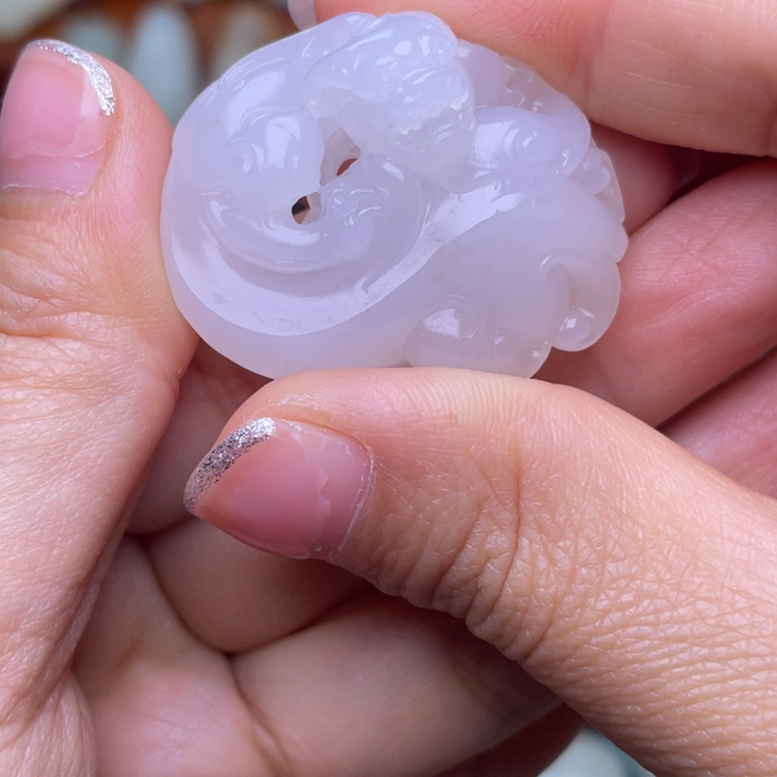 和田玉未镶嵌颈饰C***R