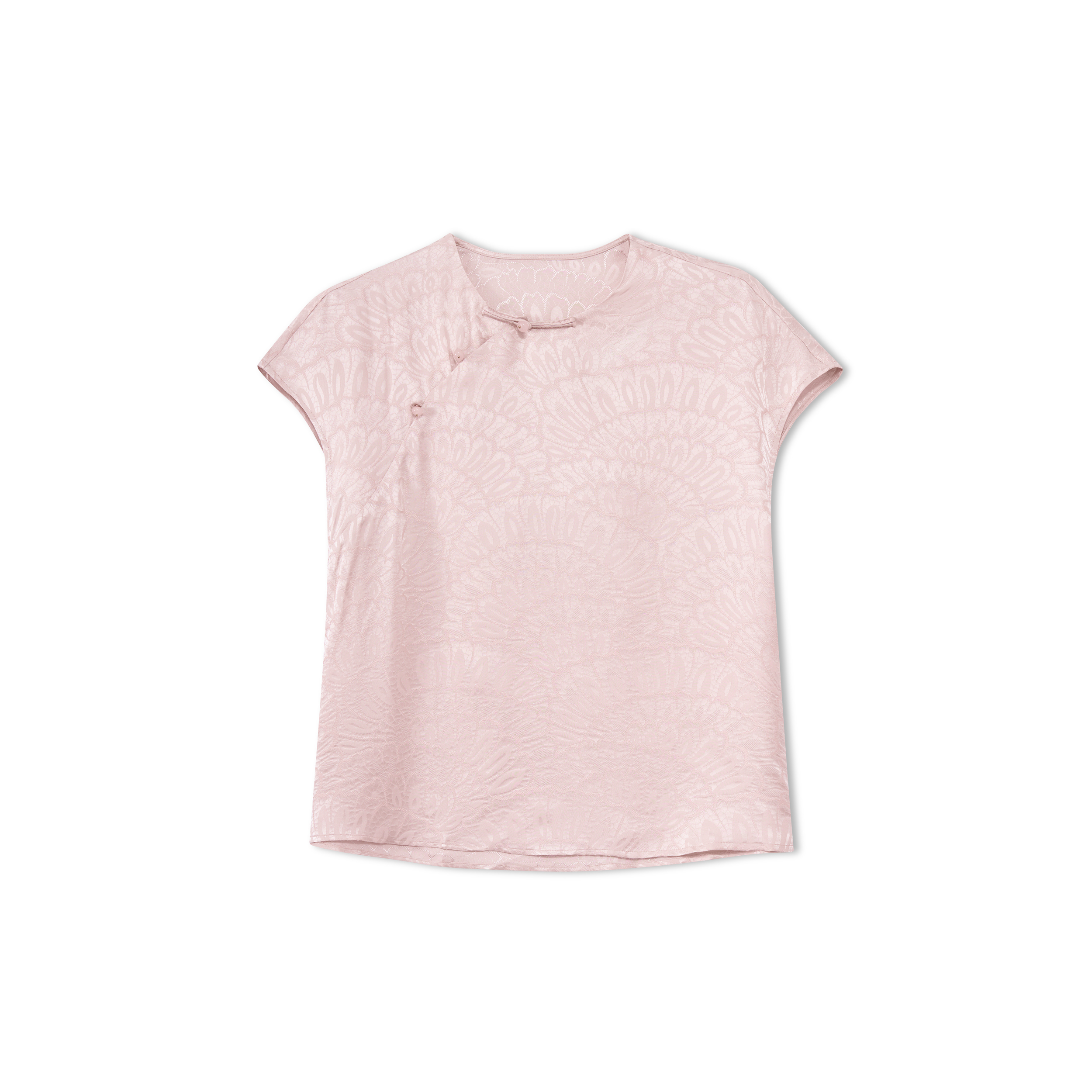 琉羽-YZQS256691新中式桑蚕丝中国风复古时尚气质百搭上衣女装