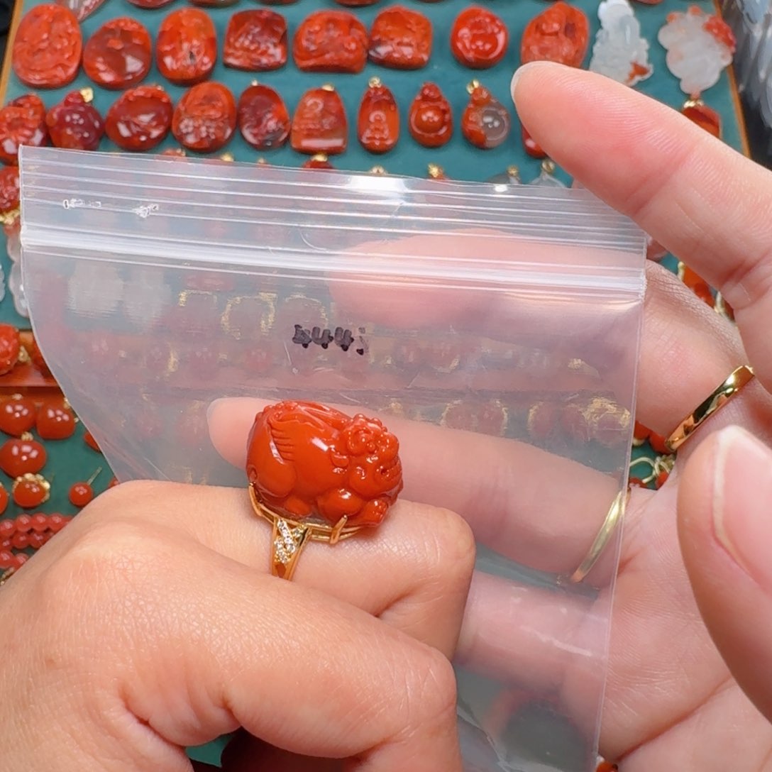 南红玛瑙南红银S925镶嵌