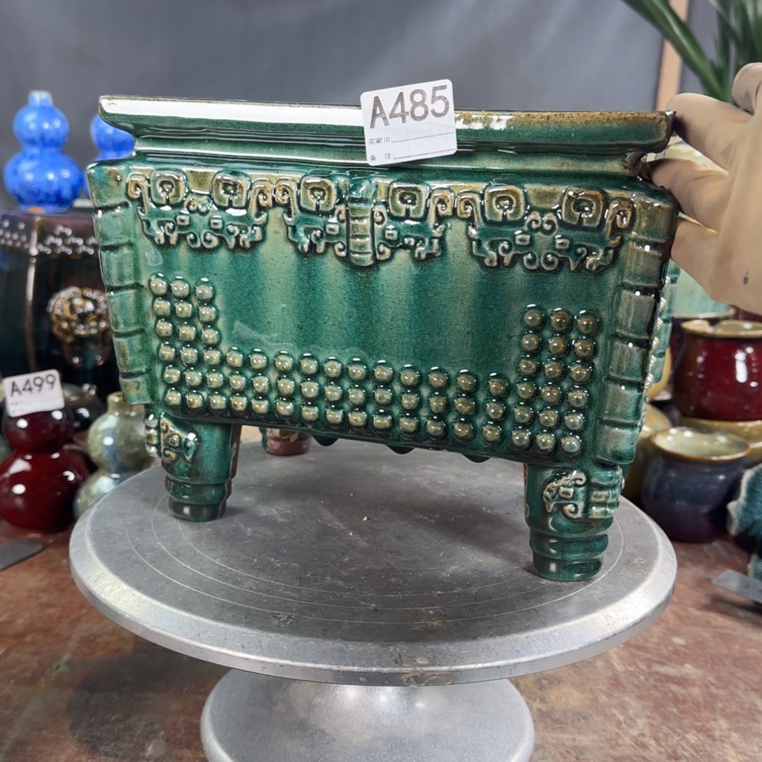 三***千花盆紫砂485       