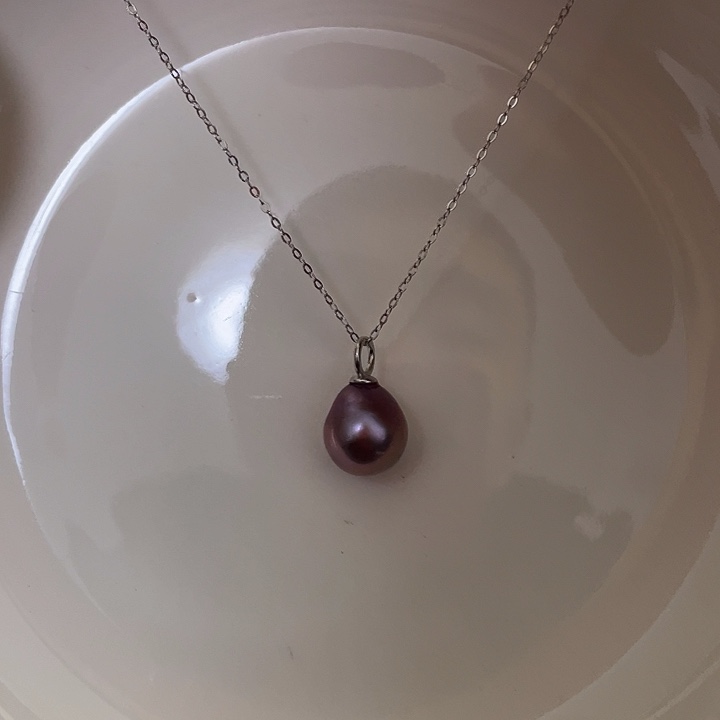 吊坠(赠链)银S925镶嵌淡水珍珠