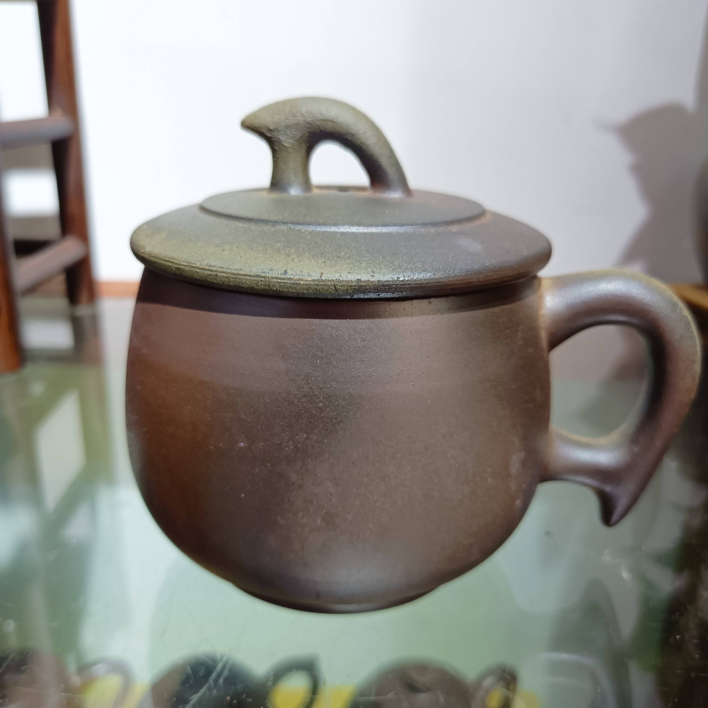 贵台龙窑柴烧水杯