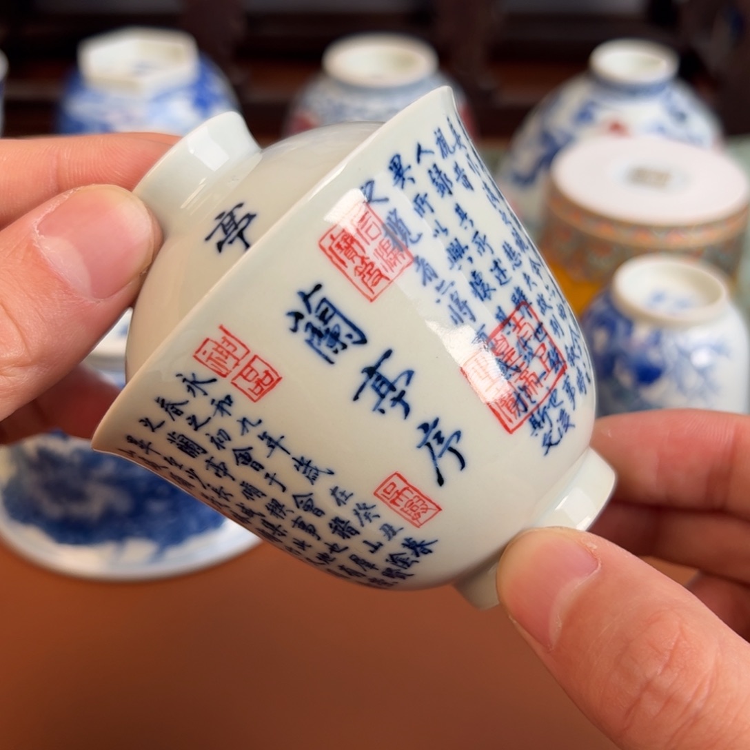 瓷片景德镇瓷器手工手绘