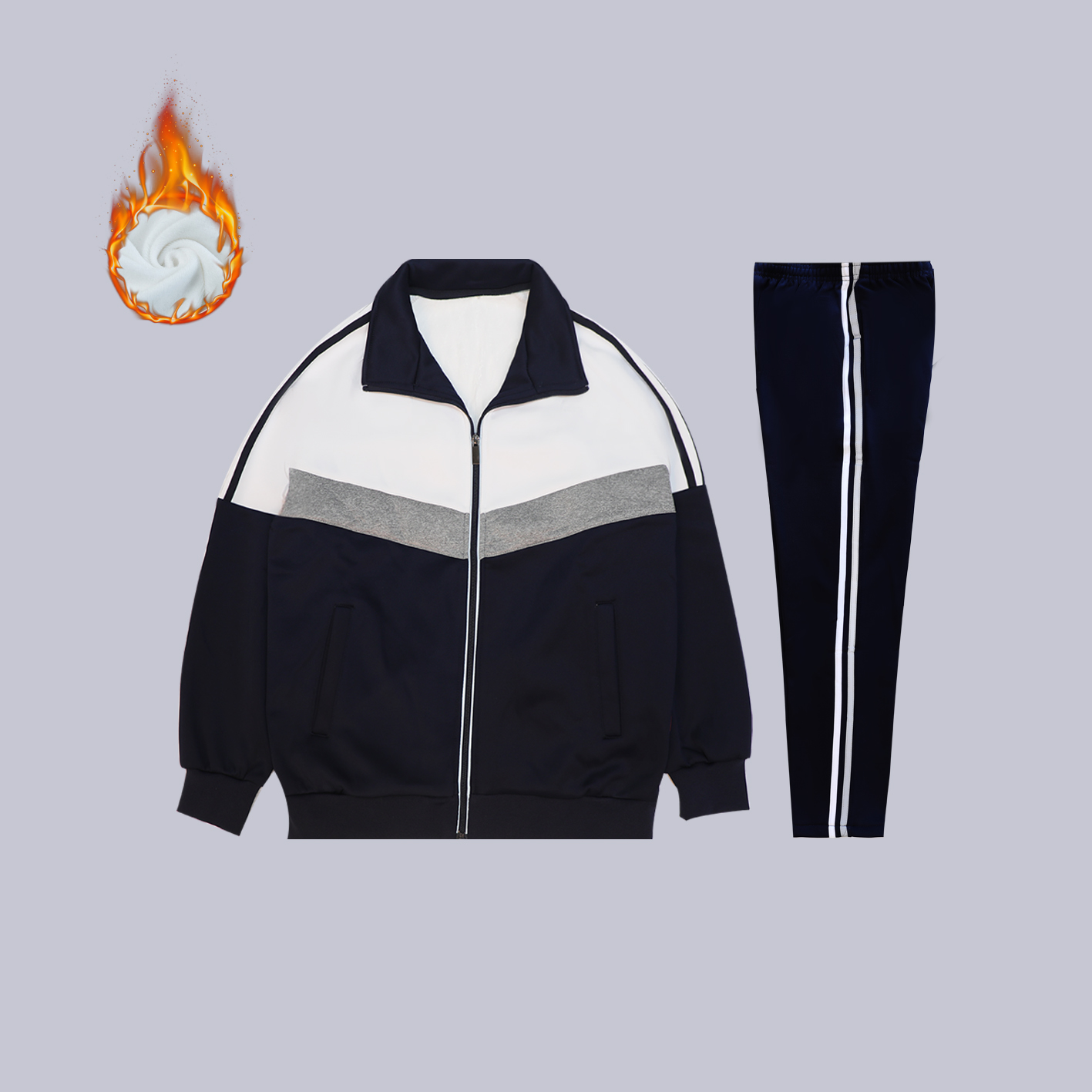 仙游郊尾中学同款加绒校服上衣裤子