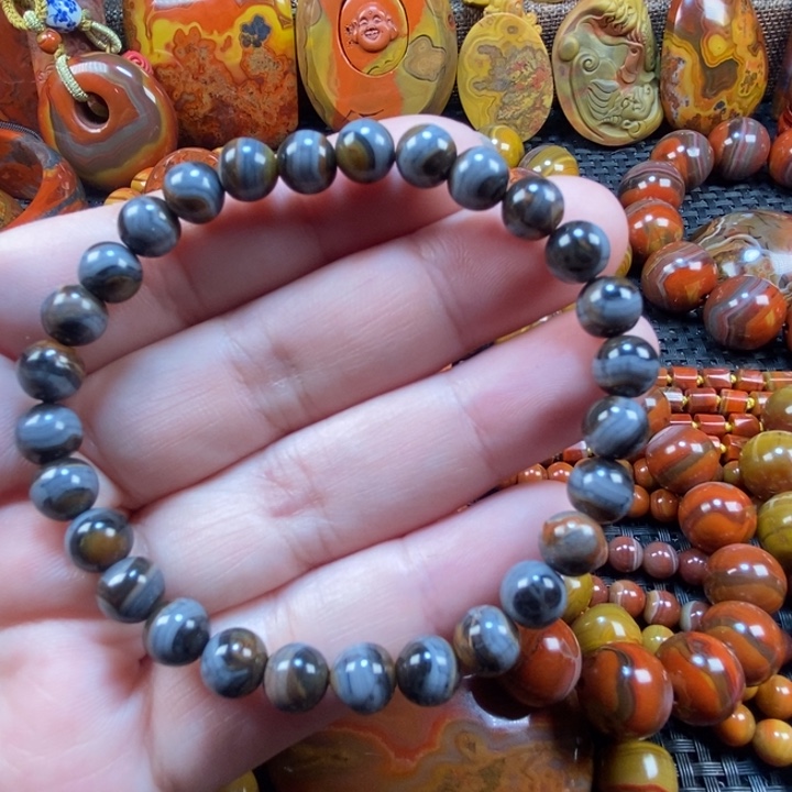 玛瑙/玉髓未镶嵌手链