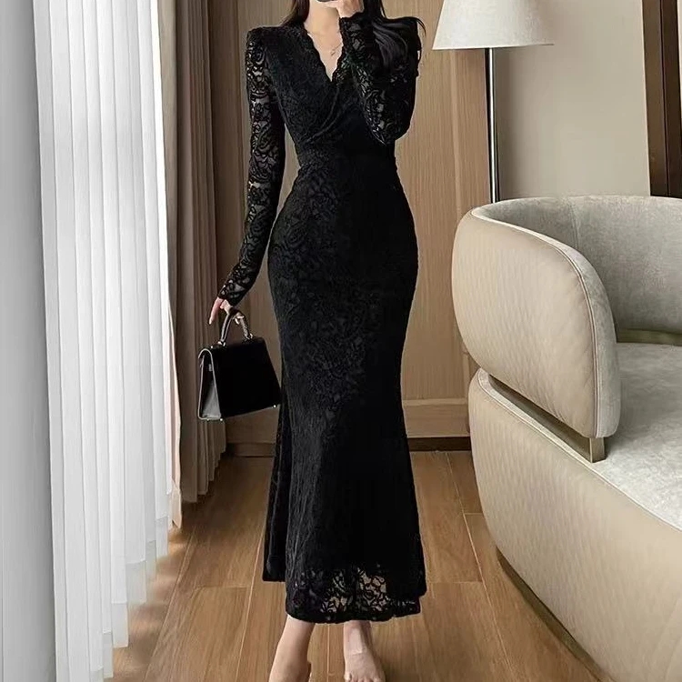 XIE9  法式气质高级感连衣裙70276