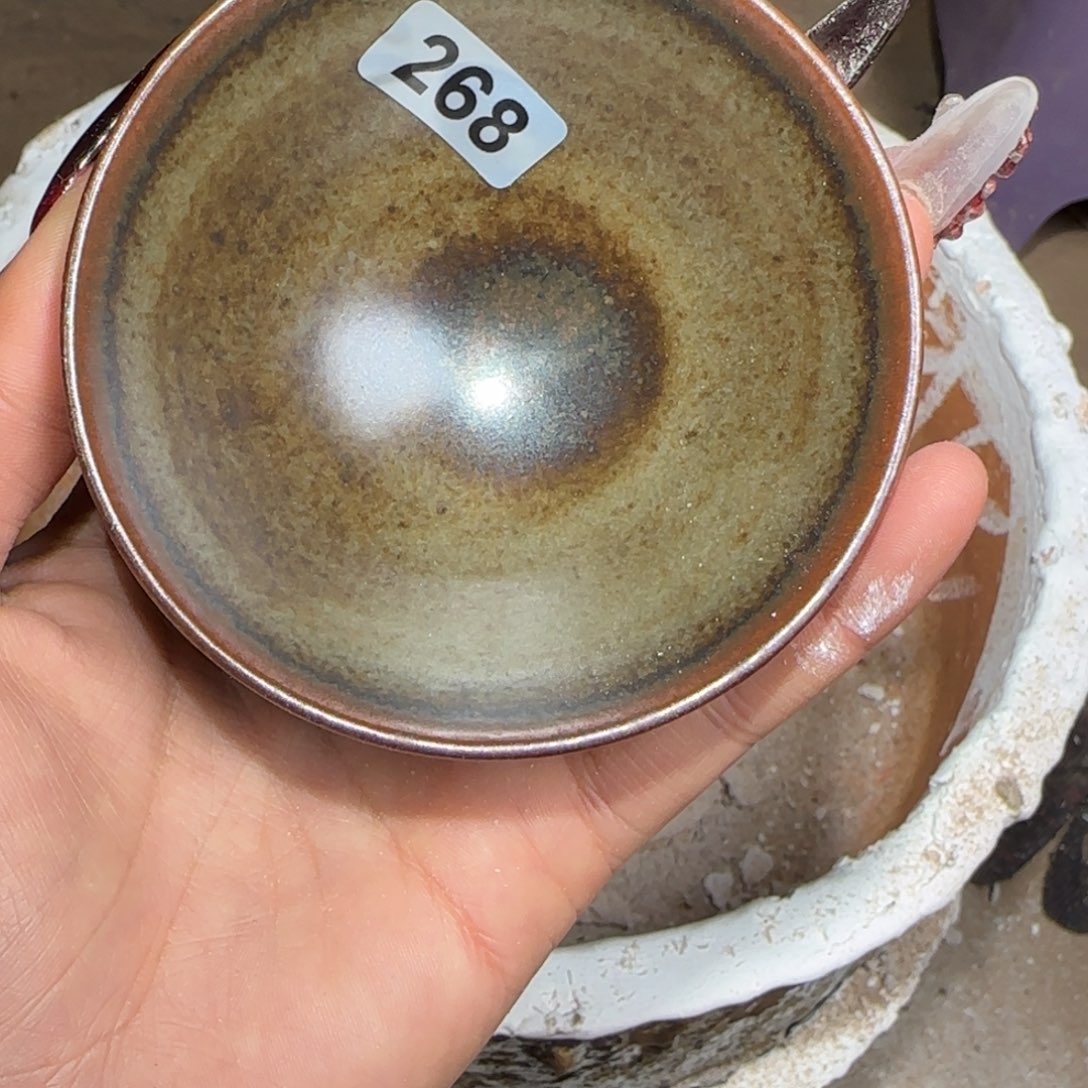 茶盏龙窑柴烧原矿原釉268