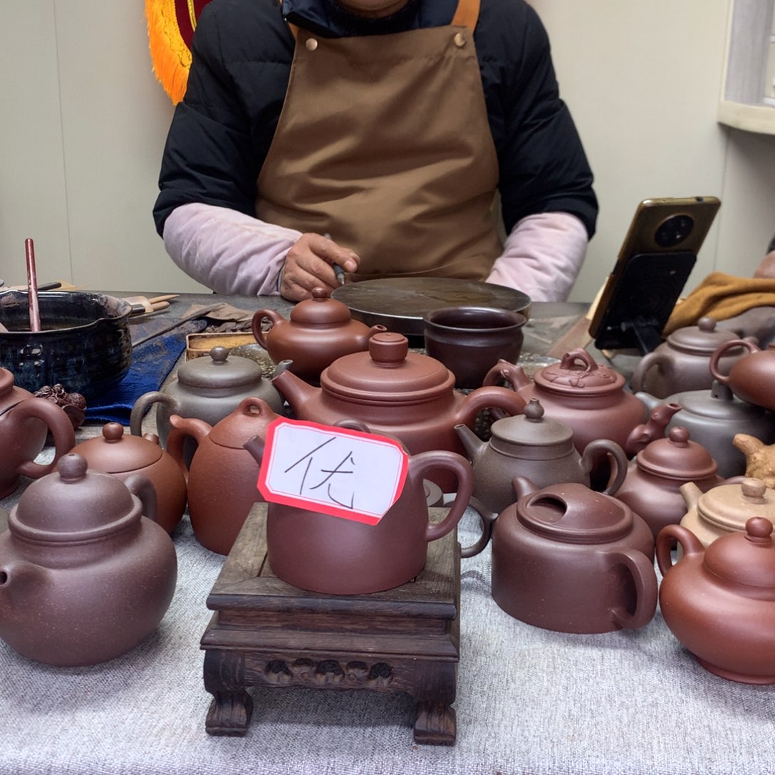 紫泥茶壶《***》汉铎150c半手工制作