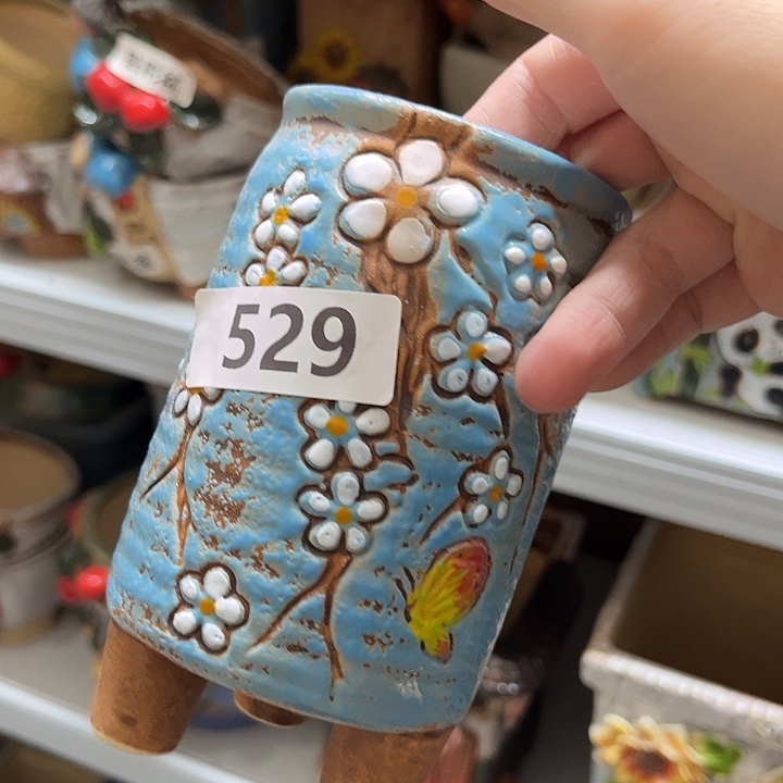 粗陶材质多肉花盆