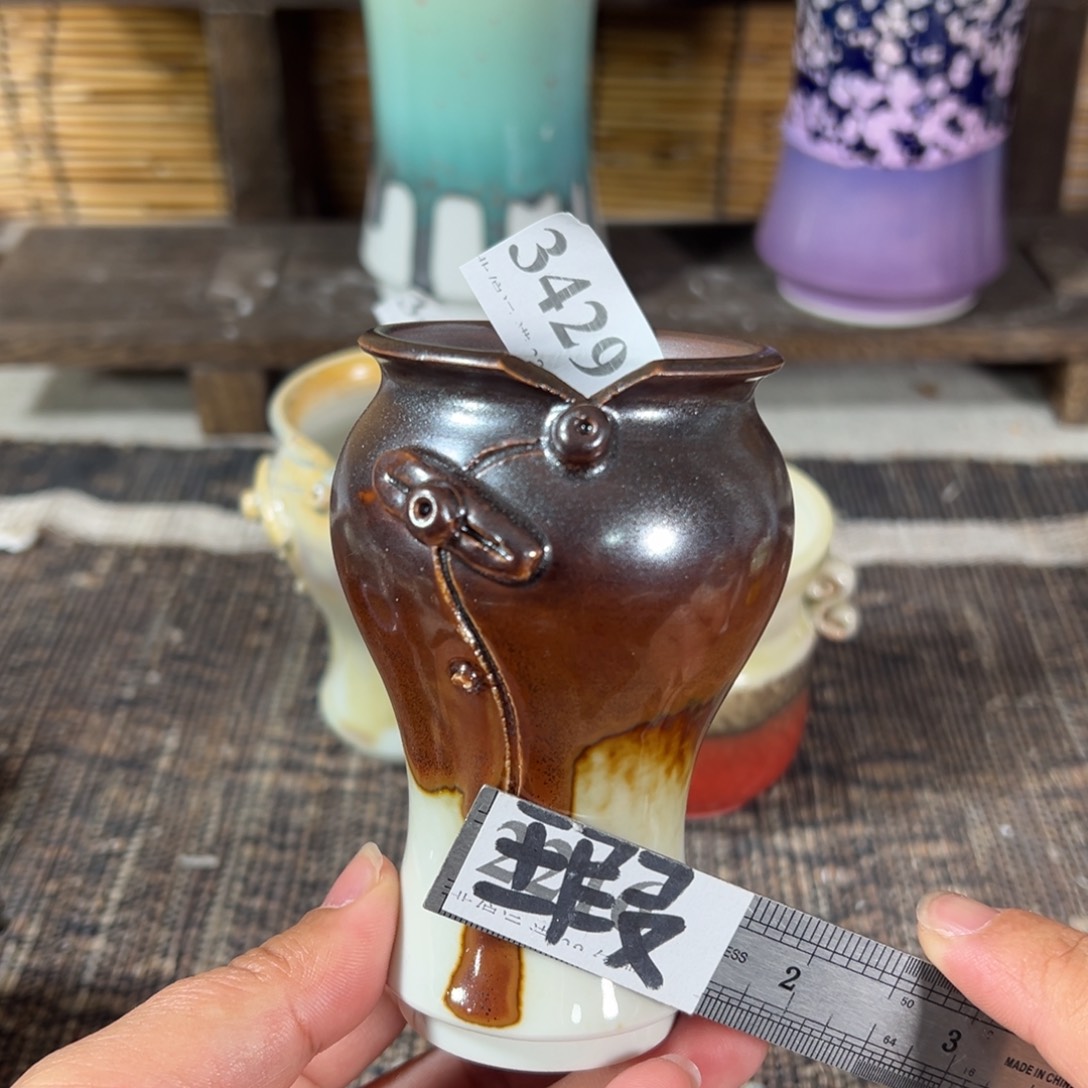 红陶景德镇手工花盆