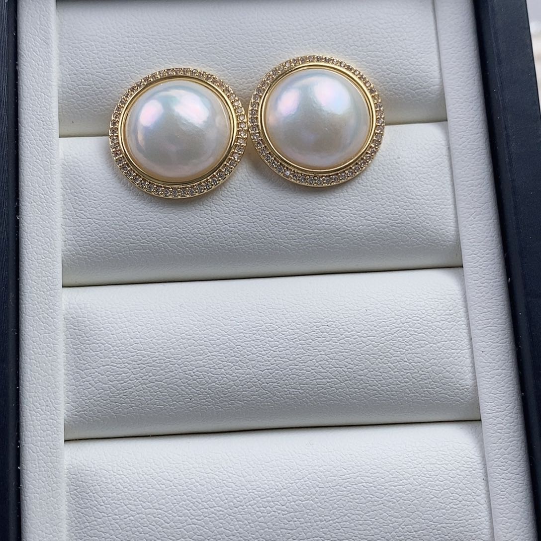 耳饰拼合珍珠（马贝珠）合金1