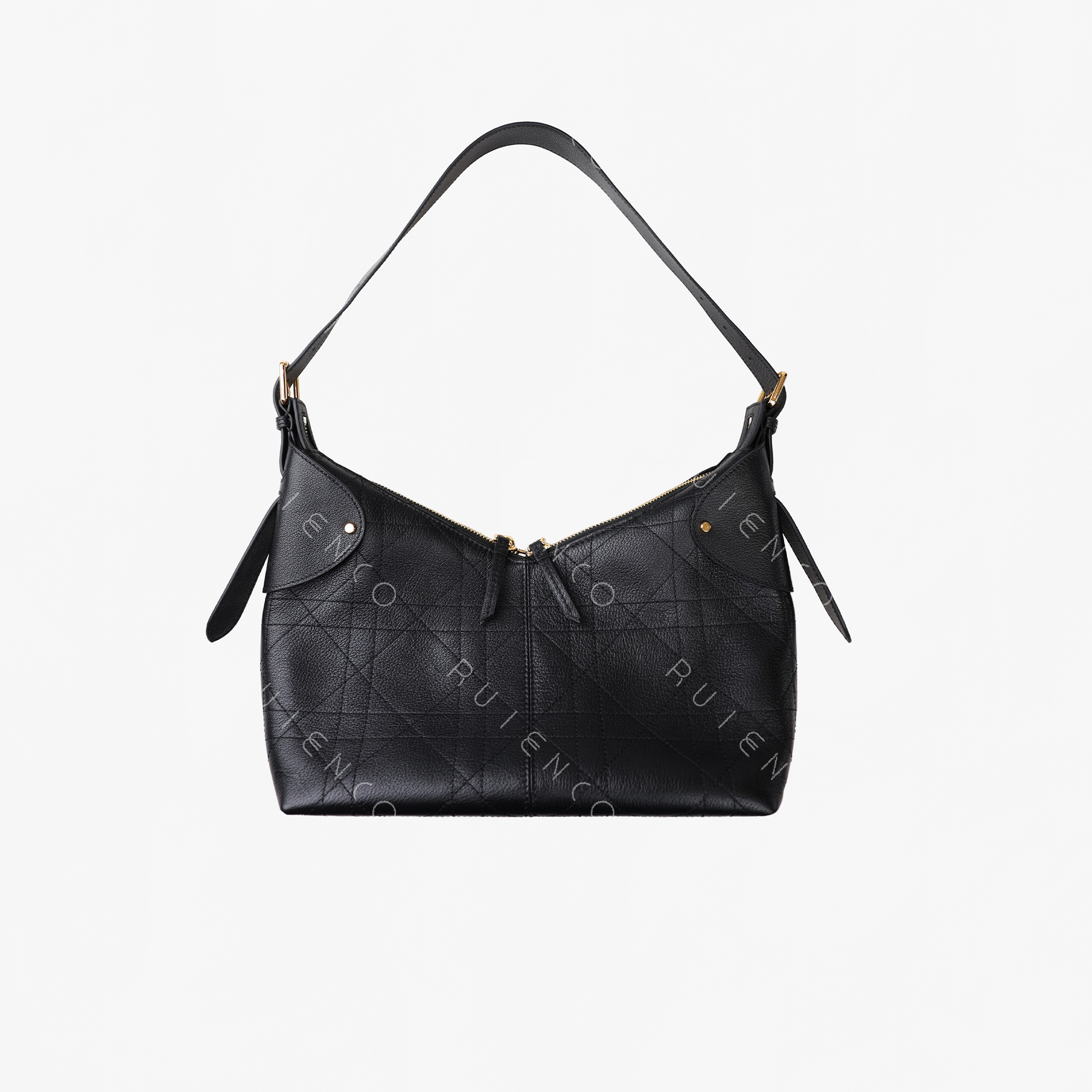 我是摩羯 D*or牛皮包 意大利牛皮革藤纹格精致高级感包