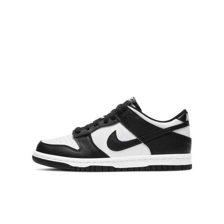 NIKE DUNKLOW(GS)熊猫复古休闲板鞋黑灰黑白CW1590-100