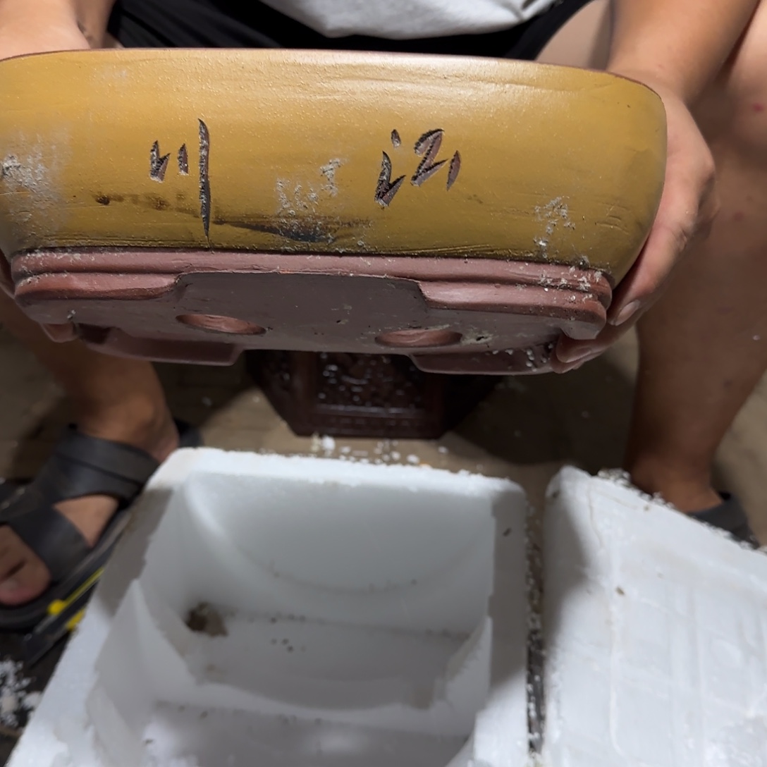 花盆紫砂瑕疵和瑕疵