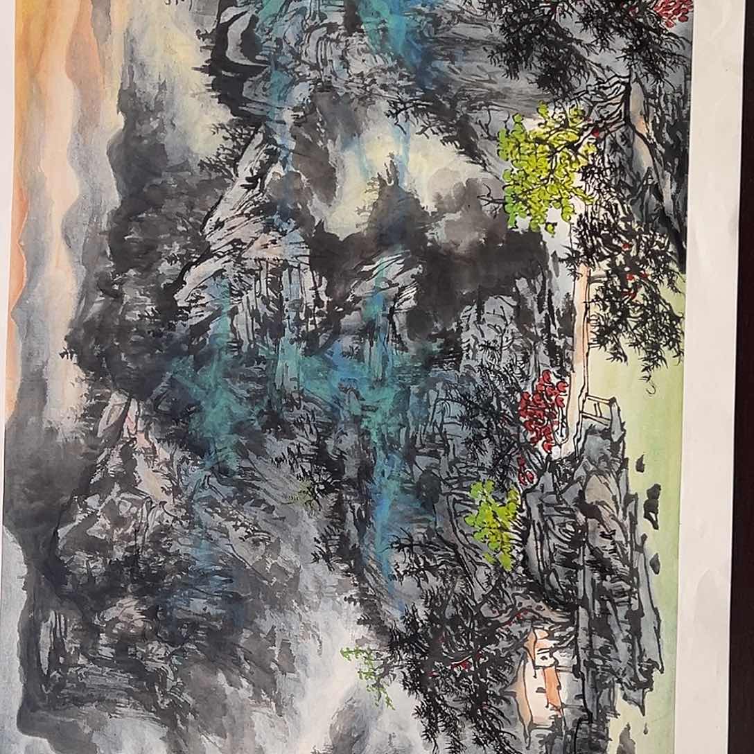 国画苏珊老师国画作品带授权