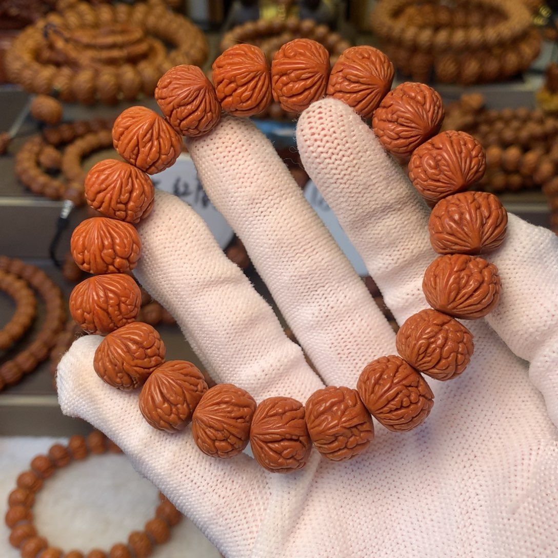 手串桃核秦岭龙纹