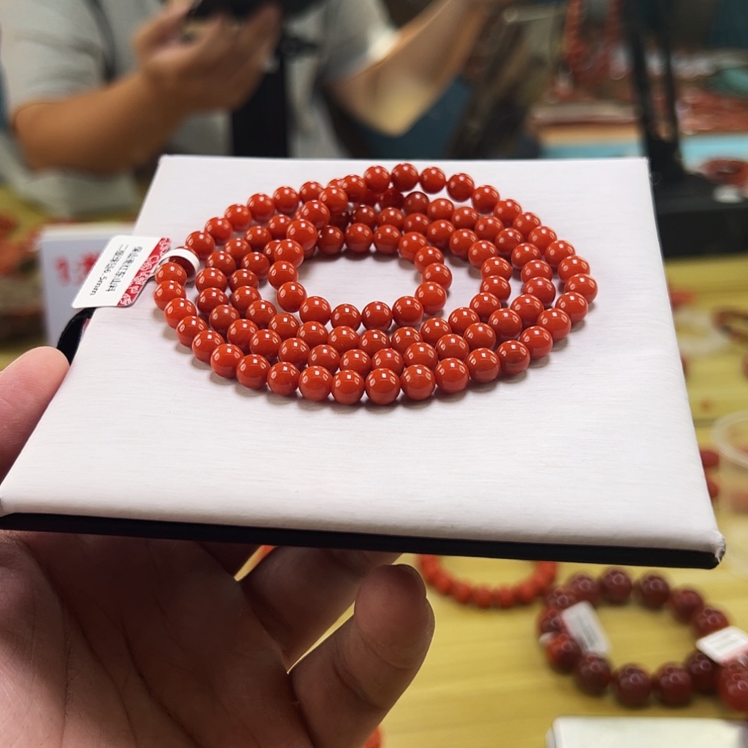 南红玛瑙未镶嵌手链