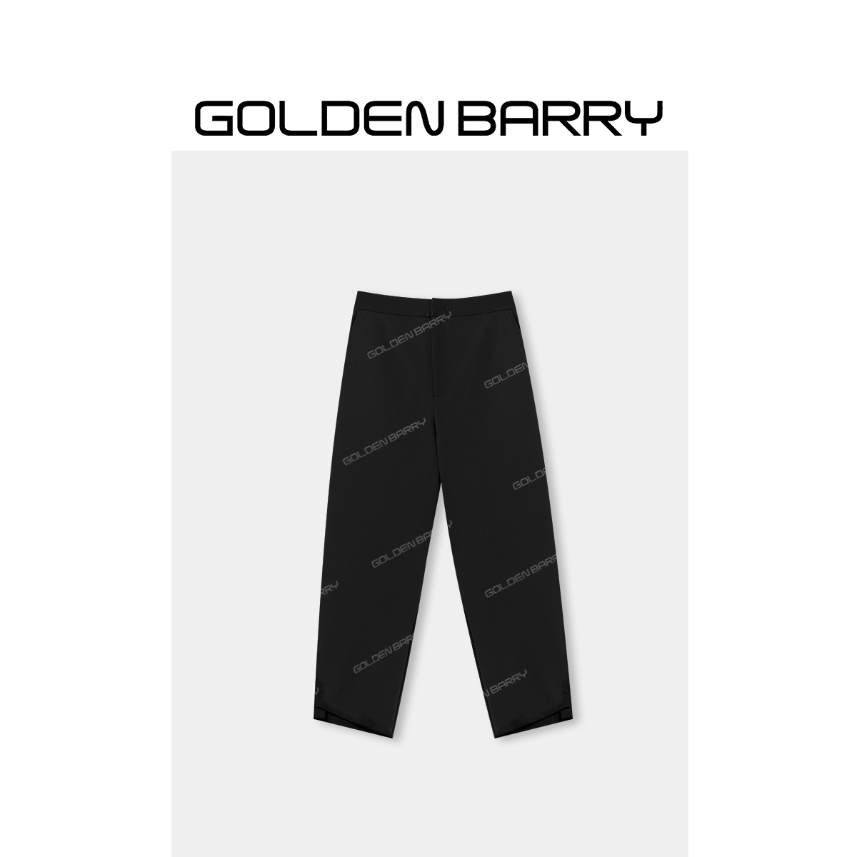GOLDENBARRY|541166“闲云渡影”精致弹力小脚西裤