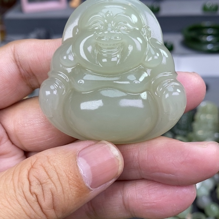 和田玉颈饰未镶嵌哇*咔