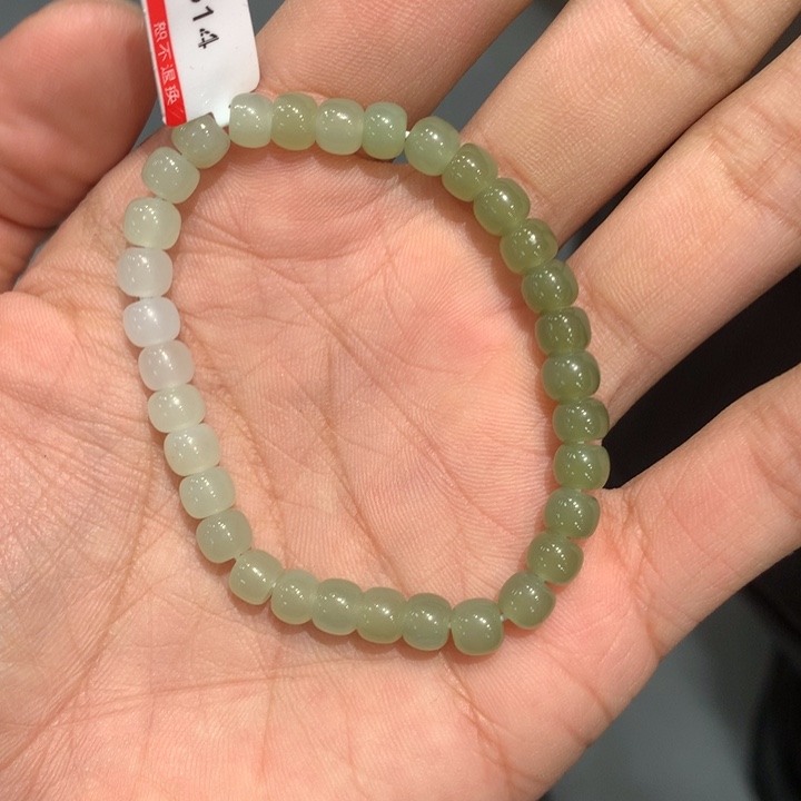 和田玉（青玉）未镶嵌手链