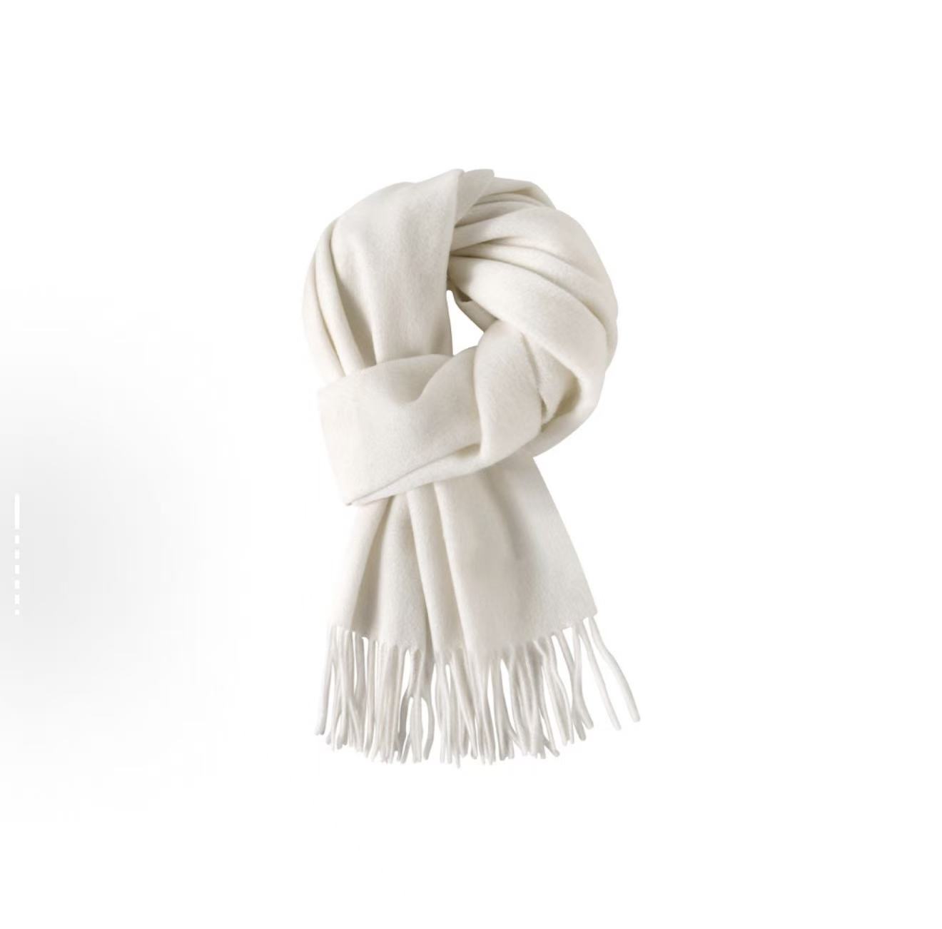 经典时尚羊绒百搭加厚款冬季围巾L-2