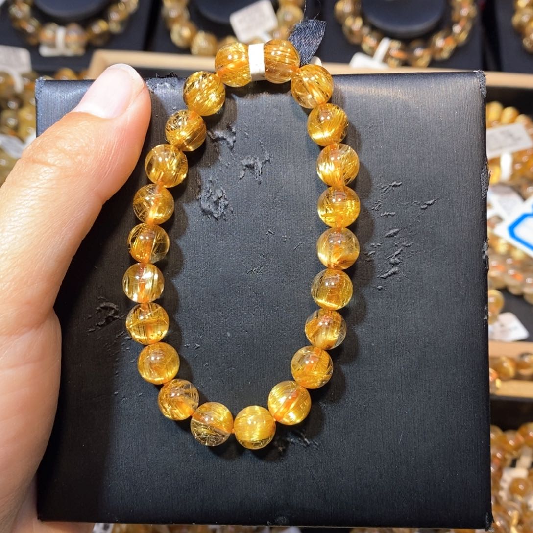 水晶手链未镶嵌路****手链8.5mm