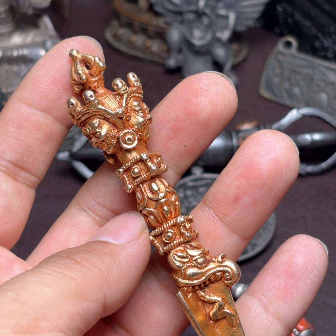 铜星月菩提挂件菩提