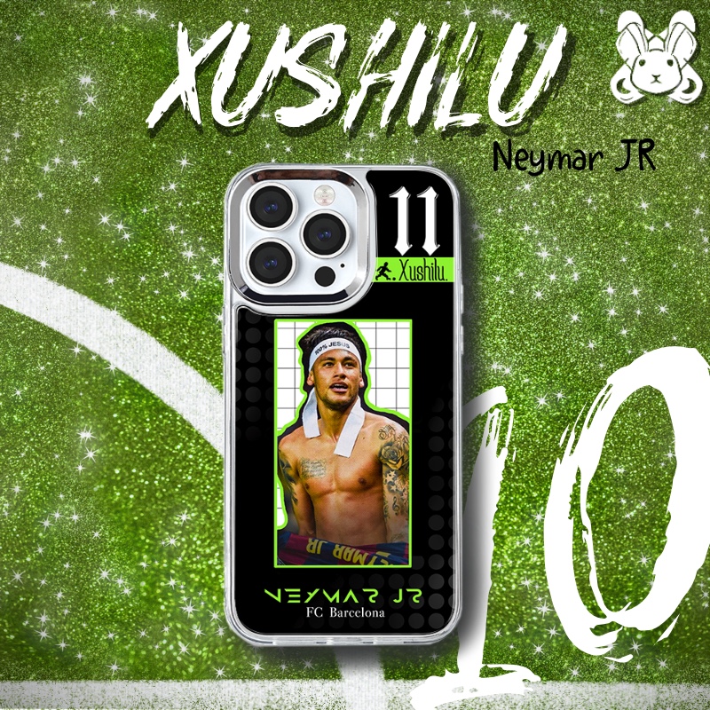XUSHILU定制原创设计ins简约球星手机壳内马尔新年适用iPhone苹果