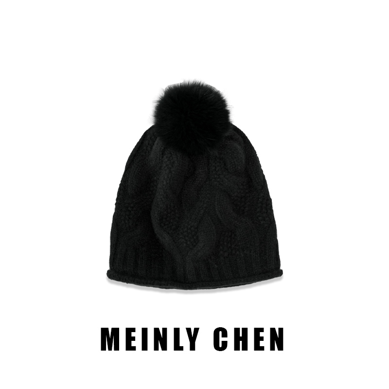 【MEINLY  CHEN】【单球帽】高端设计师款针织百搭休闲帽子24060