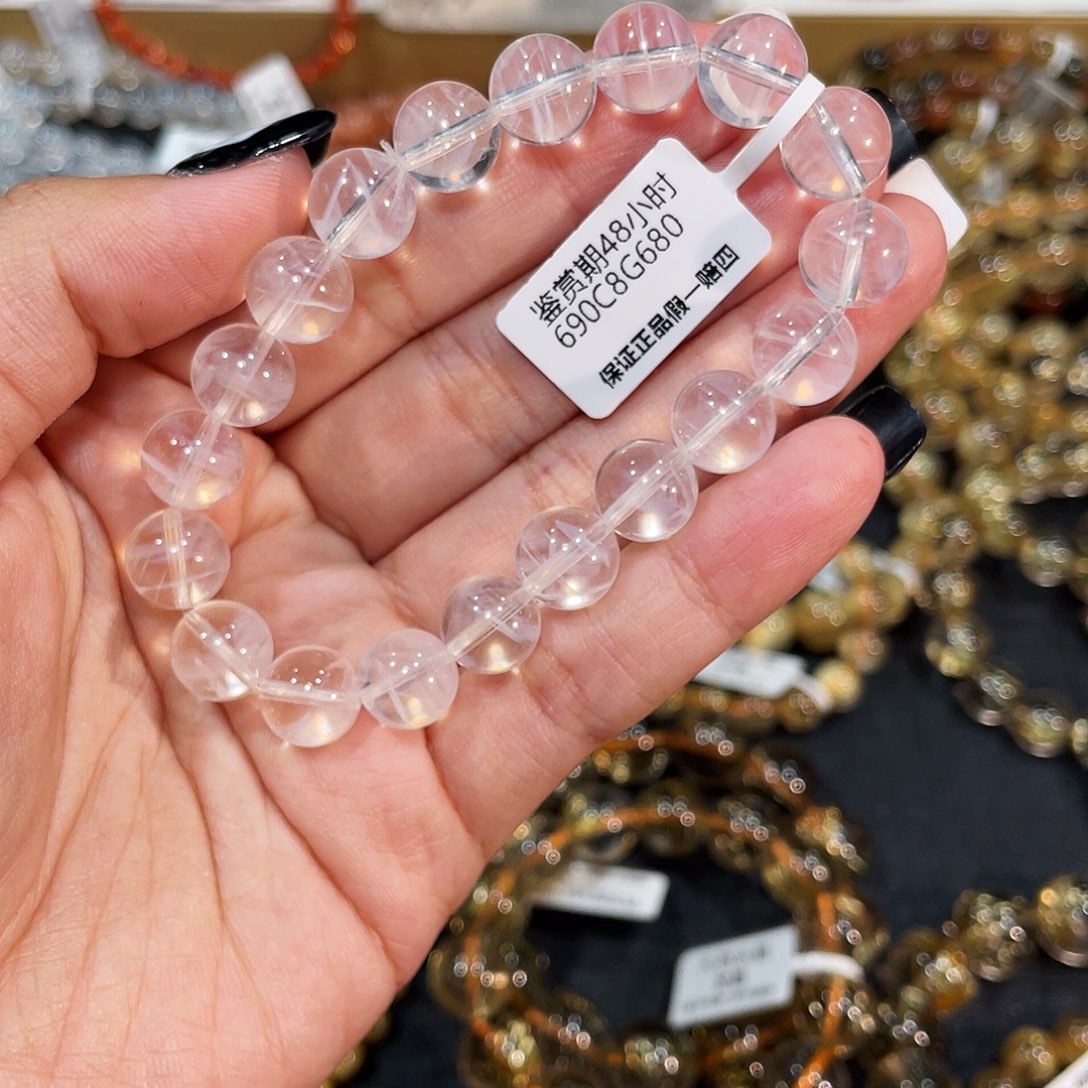 X***N未镶嵌水晶手链蓝针10mm