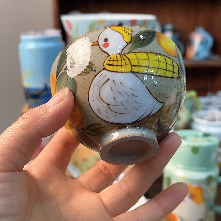 陶景德镇釉下手绘陶瓷 