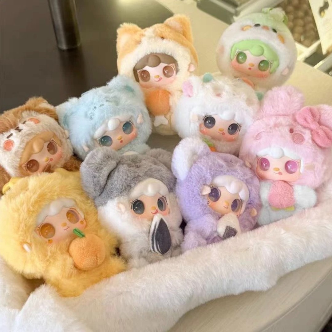 【正品】氧氧Yooki十代抱抱美食店mini挂件毛绒盲盒