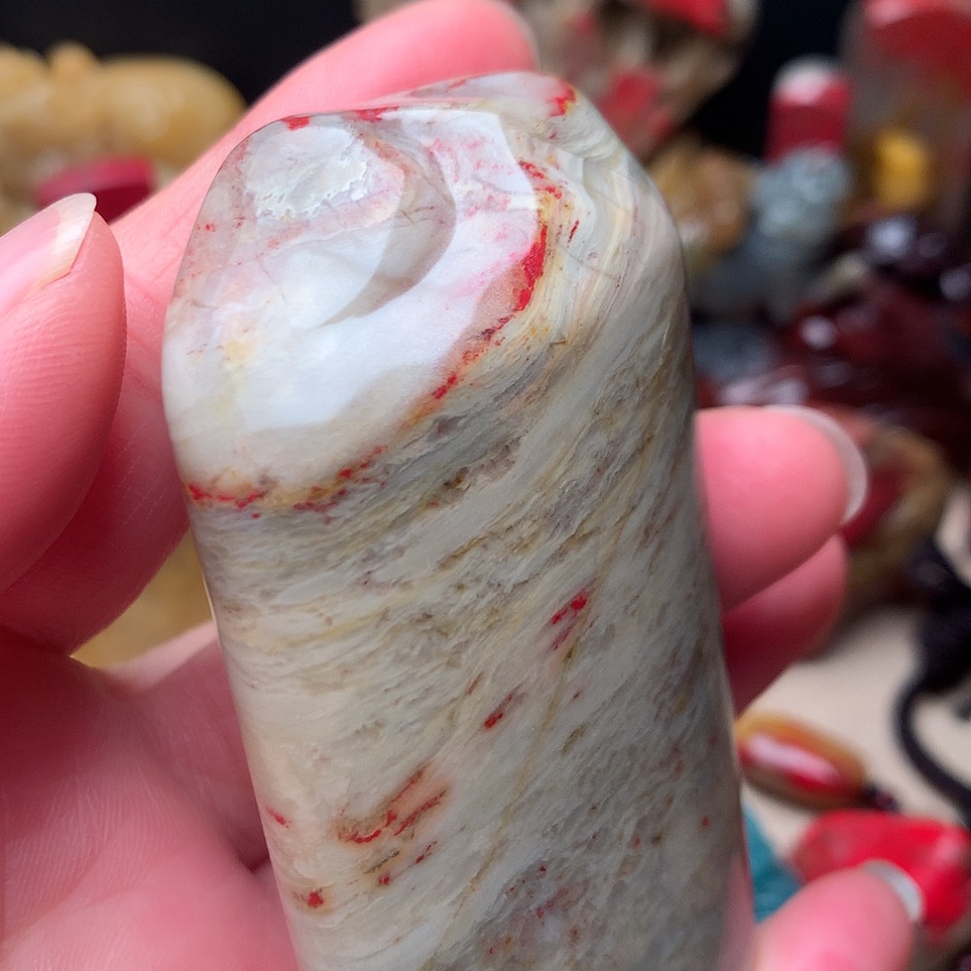 昌化鸡血石精美闲章