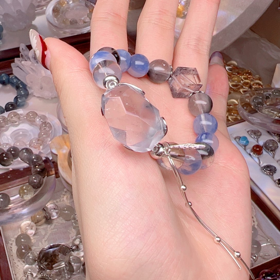 水晶手链未镶嵌一*蓝调定制款