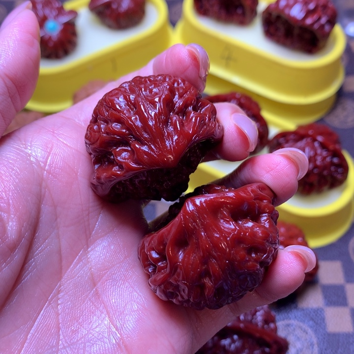 文玩核桃吊坠蛇头40