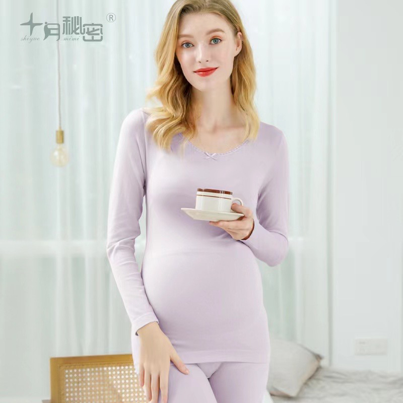 美体孕妇秋衣秋裤套装孕产修身套装64210