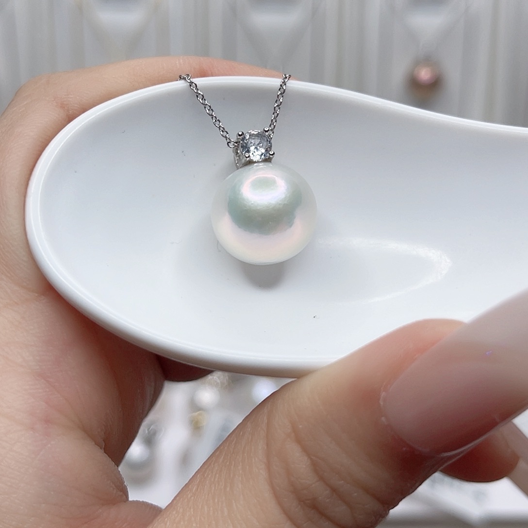 淡水珍珠未镶嵌吊坠(赠链)