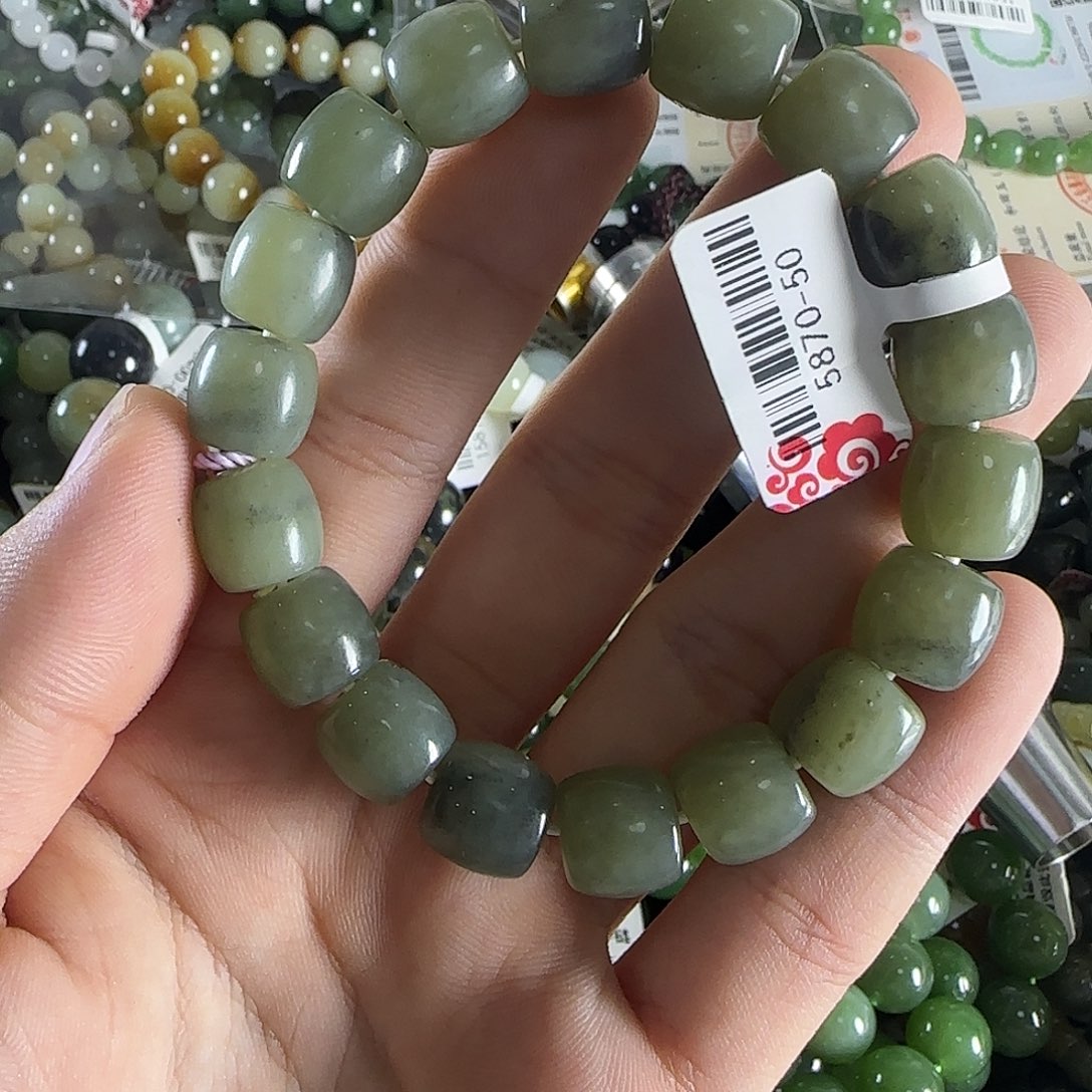 和田玉手链未镶嵌105