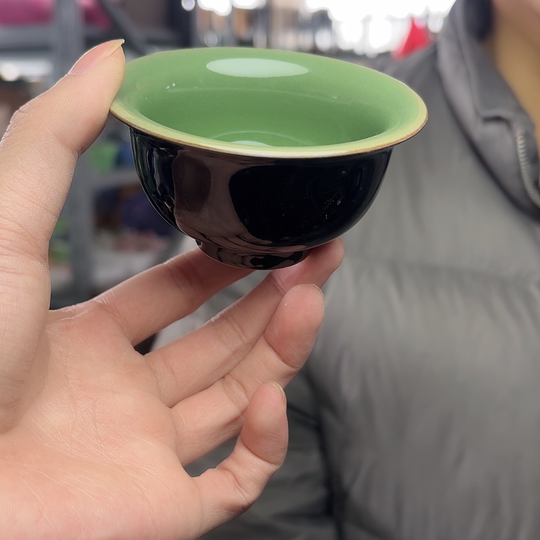 龙泉云间青瓷小米茶器