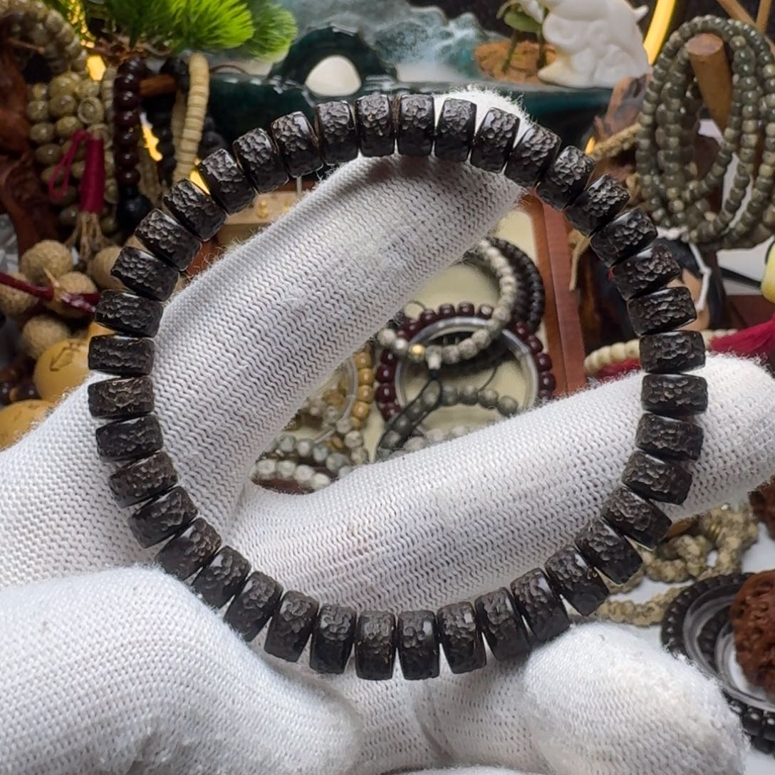 星月菩提手串10号车尺寸8.5椰嘎单圈