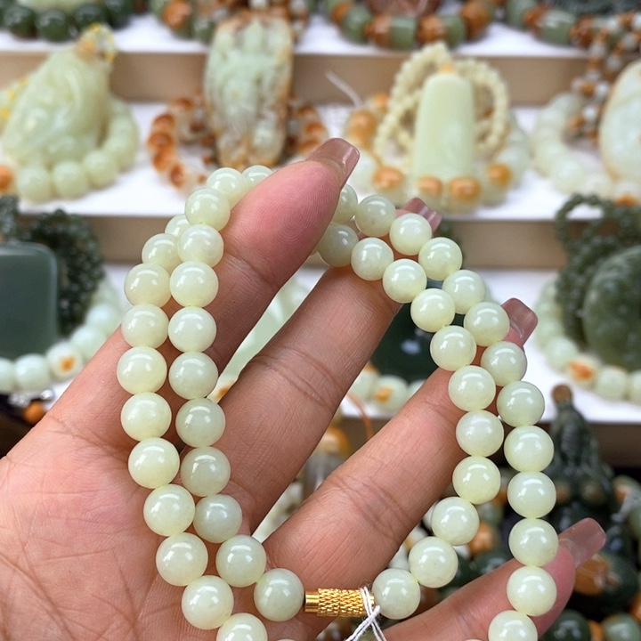 【闪购商品】透闪石质玉链未镶嵌