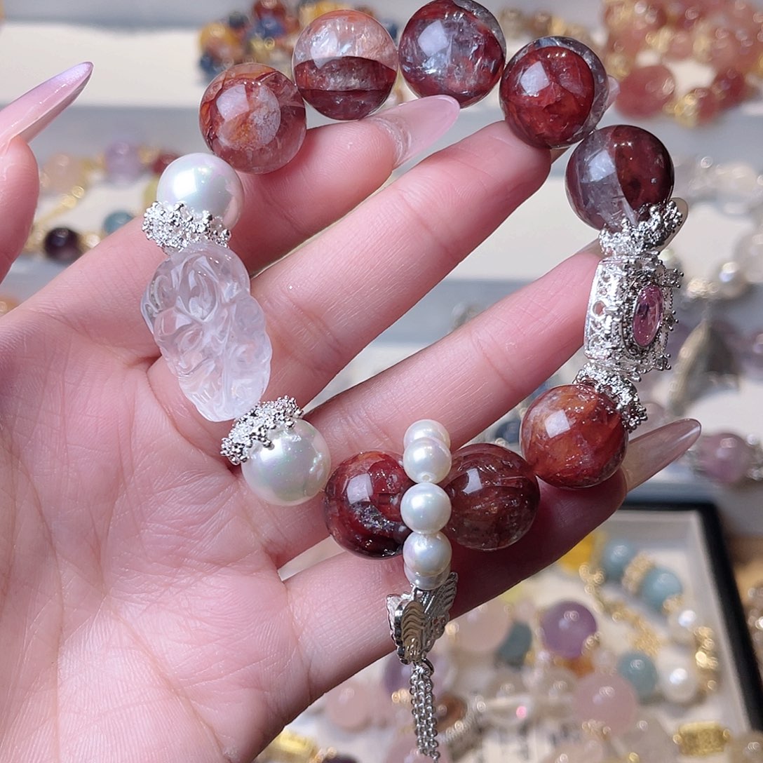 水晶手链合金晴****?尺寸